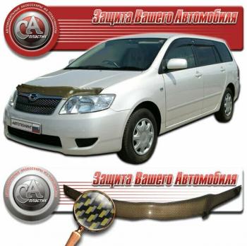 Дефлектор капота (Т241 Т246) CA-Plastiс Toyota (Тойота) Caldina (Калдина)  T240 (2002-2007) T240 универсал дорестайлинг, универсал рестайлинг