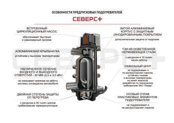 6 999 р. Подогреватель предпусковой электрический (3.0кВт с монтажным комплектом ЛИДЕР) СЕВЕРС+ Acura CL YA4 купе дорестайлинг (2000-2002)  с доставкой в г. Йошкар-Ола. Увеличить фотографию 7