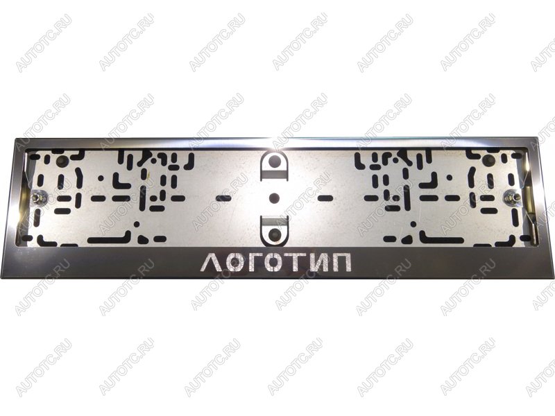 5 499 р. Рамка номерного знака (комплект) ТСС Тюнинг Audi A4 B8 дорестайлинг, универсал (2007-2011) (нанесенная надпись Audi )  с доставкой в г. Йошкар-Ола