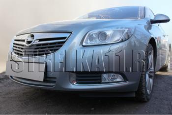 Защита радиатора Стрелка11 Стандарт Opel Insignia A дорестайлинг седан (2008-2013)