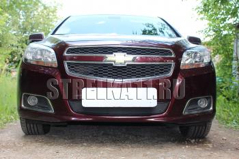 Зимняя заглушка решетки радиатора Стрелка11 Chevrolet (Шевролет) Malibu (Малибу) ( 7,  8) (2008-2015) 7, 8 ()