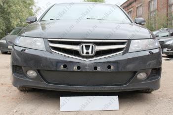 Зимняя заглушка решетки радиатора Стрелка11 Honda (Хонда) Accord (Аккорд)  CM (2006-2008) CM универсал рестайлинг ()