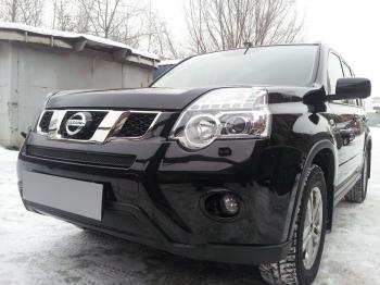 Защита радиатора (середина) Стрелка11 PREMIUM Nissan (Нисан) X-trail (Х-трейл)  2 T31 (2010-2015) 2 T31 рестайлинг ()