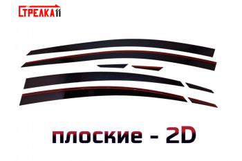 Дефлекторы окон 2D Стрелка11 Omoda S5 (2023-2025)