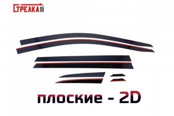 Дефлекторы окон 2D Стрелка11 Jetta VS7 (2019-2025) ()