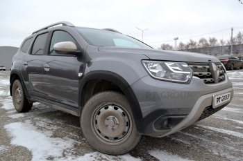 6 949 р. Защитные накладки на арки Petroil Tuning Renault Duster HM (2020-2024) (Текстурная поверхность (шагрень))  с доставкой в г. Йошкар-Ола. Увеличить фотографию 2