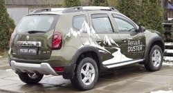 8 749 р. Накладки на колёсные арки RA Renault Duster HS рестайлинг (2015-2021) (Неокрашенные)  с доставкой в г. Йошкар-Ола. Увеличить фотографию 5