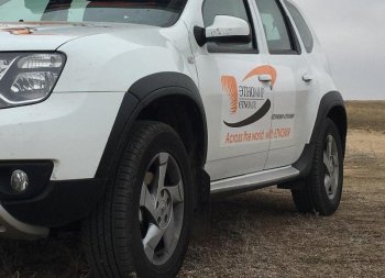 7 649 р. Накладки на колесные арки Артформ Renault Duster HS рестайлинг (2015-2021)  с доставкой в г. Йошкар-Ола. Увеличить фотографию 3