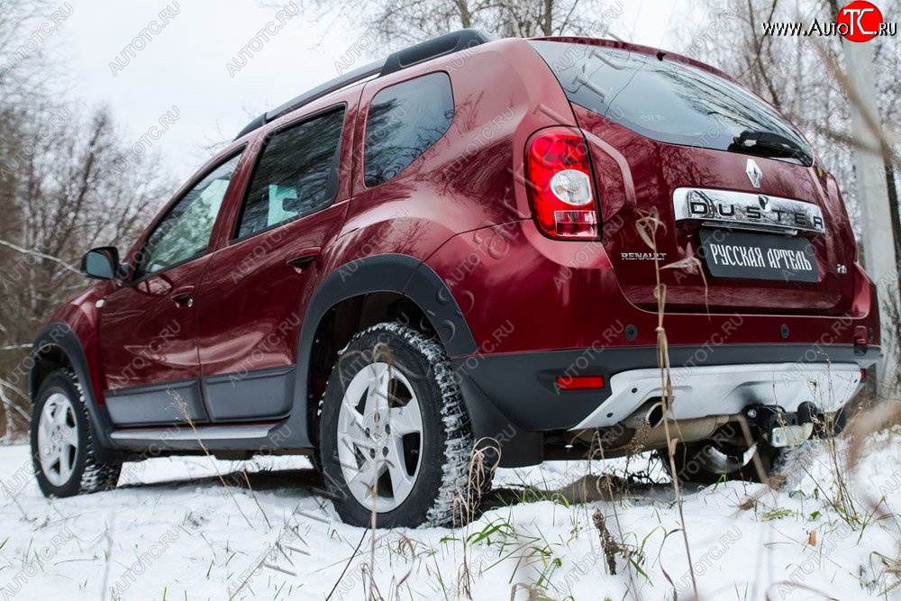 7 999 р. Диффузор заднего бампера RA Renault Duster HS дорестайлинг (2010-2015)  с доставкой в г. Йошкар-Ола