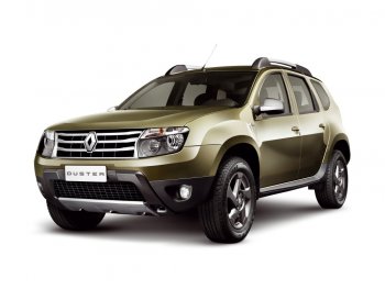 Передний бампер Стандартный (с отверстиями под ПТФ) Renault Duster HS дорестайлинг (2010-2015)