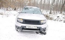 4 599 р. Решётка радиатора DM-Style  Renault Duster  HS (2010-2015) дорестайлинг (Без сетки, Неокрашенная глянец (под окраску))  с доставкой в г. Йошкар-Ола. Увеличить фотографию 3