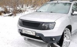 4 599 р. Решётка радиатора DM-Style  Renault Duster  HS (2010-2015) дорестайлинг (Без сетки, Неокрашенная глянец (под окраску))  с доставкой в г. Йошкар-Ола. Увеличить фотографию 2