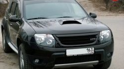 4 399 р. Решётка радиатора Next №2 Renault Duster HS дорестайлинг (2010-2015) (Неокрашенная)  с доставкой в г. Йошкар-Ола. Увеличить фотографию 2