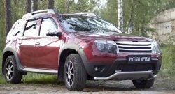 2 179 р. Защитная сетка решетки переднего бампера (c дхо и обвесом) РА Renault Duster HS дорестайлинг (2010-2015)  с доставкой в г. Йошкар-Ола. Увеличить фотографию 3