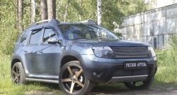 2 199 р. Защитная сетка решетки переднего бампера (с обвесом без дхо) РА Renault Duster HS дорестайлинг (2010-2015)  с доставкой в г. Йошкар-Ола. Увеличить фотографию 2