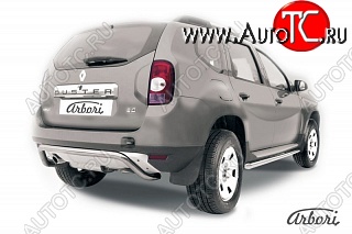 17 499 р. Защита заднего бампера Arbori  Renault Duster  HS (2010-2015) дорестайлинг  с доставкой в г. Йошкар-Ола