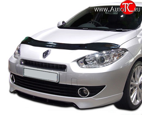 2 799 р. Дефлектор капота NovLine Renault Fluence дорестайлинг (2010-2012)  с доставкой в г. Йошкар-Ола