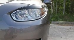 1 099 р. Реснички RA на фары дорестайлинг  Renault Fluence (2010-2012) дорестайлинг (Неокрашенные)  с доставкой в г. Йошкар-Ола. Увеличить фотографию 3