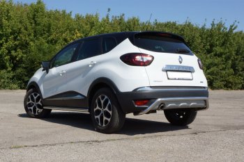 Защита заднего бампера Petroil Tuning Волна (d51) Renault Kaptur дорестайлинг (2016-2020) ()