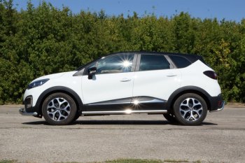 18 849 р. Защита заднего бампера Petroil Tuning Волна (d51) Renault Kaptur дорестайлинг (2016-2020) (Нержавеющая полированная сталь)  с доставкой в г. Йошкар-Ола. Увеличить фотографию 3