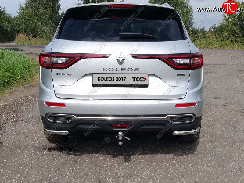 9 799 р. Фаркоп (тягово-сцепное устройство) TCC Renault Koleos 2 (2016-2025) (Оцинкованный, шар E)  с доставкой в г. Йошкар-Ола