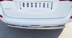 18 549 р. Защита заднего бампера (Ø75x42 мм, нержавейка) Russtal Renault Koleos Phase 1 (2007-2011)  с доставкой в г. Йошкар-Ола. Увеличить фотографию 4