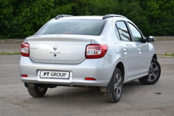 6 449 р. Рейлинги Petroil Tuning Комфорт Renault Logan 2 дорестайлинг (2014-2018) (Серебристый муар)  с доставкой в г. Йошкар-Ола. Увеличить фотографию 5