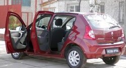 1 949 р. Накладки порожков салона RA Renault Sandero (BS) (2009-2014) (Комплект (передние+задние))  с доставкой в г. Йошкар-Ола. Увеличить фотографию 6