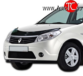 2 699 р. Дефлектор капота NovLine Renault Sandero Stepway (BS) (2010-2014)  с доставкой в г. Йошкар-Ола