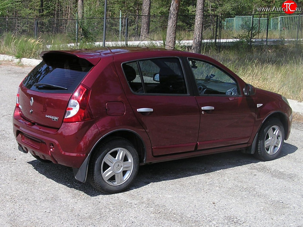 4 649 р. Спойлер Kart RS 2 Renault Sandero Stepway (BS) (2010-2014) (Неокрашенный)  с доставкой в г. Йошкар-Ола