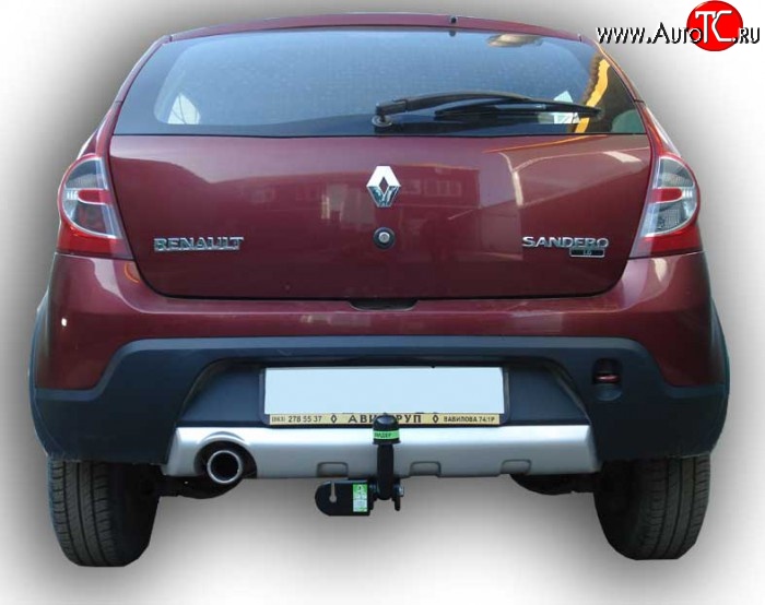 36 999 р. Фаркоп (Stepway) Лидер Плюс  Renault Sandero Stepway  (BS) (2010-2014) (Без электропакета)  с доставкой в г. Йошкар-Ола