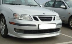 Накладка Sport на передний бампер SAAB 9-3 YS3F универсал дорестайлинг (2003-2007)