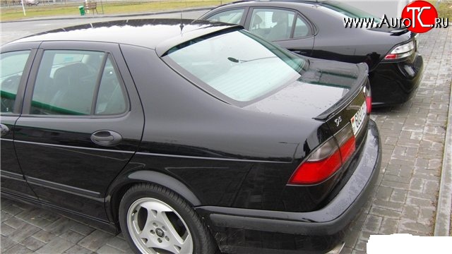 6 199 р. Козырёк на заднее лобовое стекло Sport SAAB 9-5 YS3E cедан дорестайлинг (1997-2001)  с доставкой в г. Йошкар-Ола