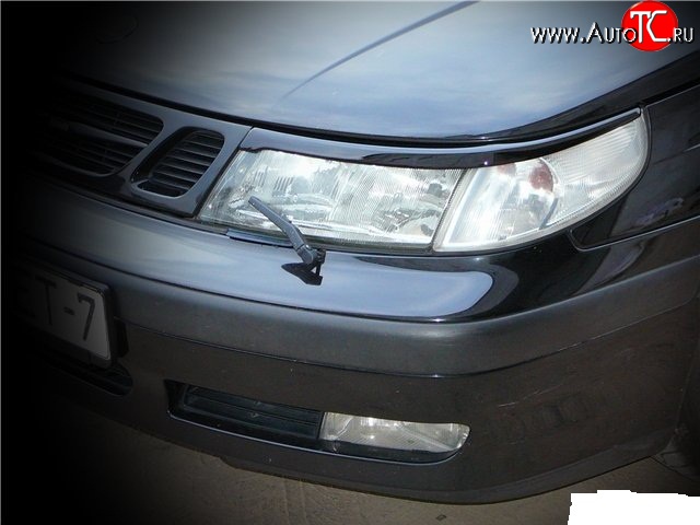 1 119 р. Реснички Sport на фары SAAB 9-5 YS3E cедан дорестайлинг (1997-2001)  с доставкой в г. Йошкар-Ола