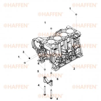 89 499 р. Блок цилиндров ISF 2.8 HAFFEN ГАЗ Баргузин 2217 автобус 2-ой рестайлинг (2010-2025)  с доставкой в г. Йошкар-Ола. Увеличить фотографию 11