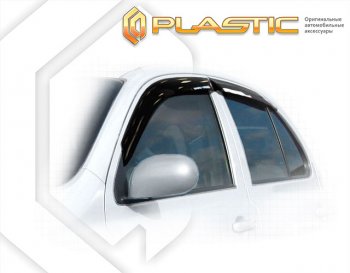 Ветровики дверей CA-Plastic Nissan (Нисан) March (Марч)  3 K12 (2005-2007) 3 K12 хэтчбэк 5 дв. правый руль 1-ый рестайлинг