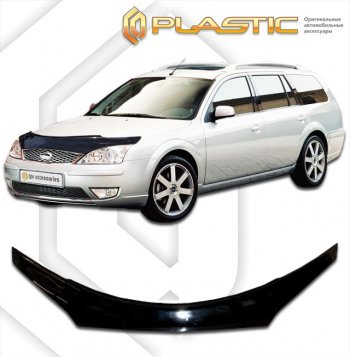 Дефлектор капота (exclusive) CA-Plastic Ford (Форд) Mondeo (Мондео) (2000-2007) Mk3,BWY дорестайлинг, универсал, Mk3,BWY рестайлинг, универсал