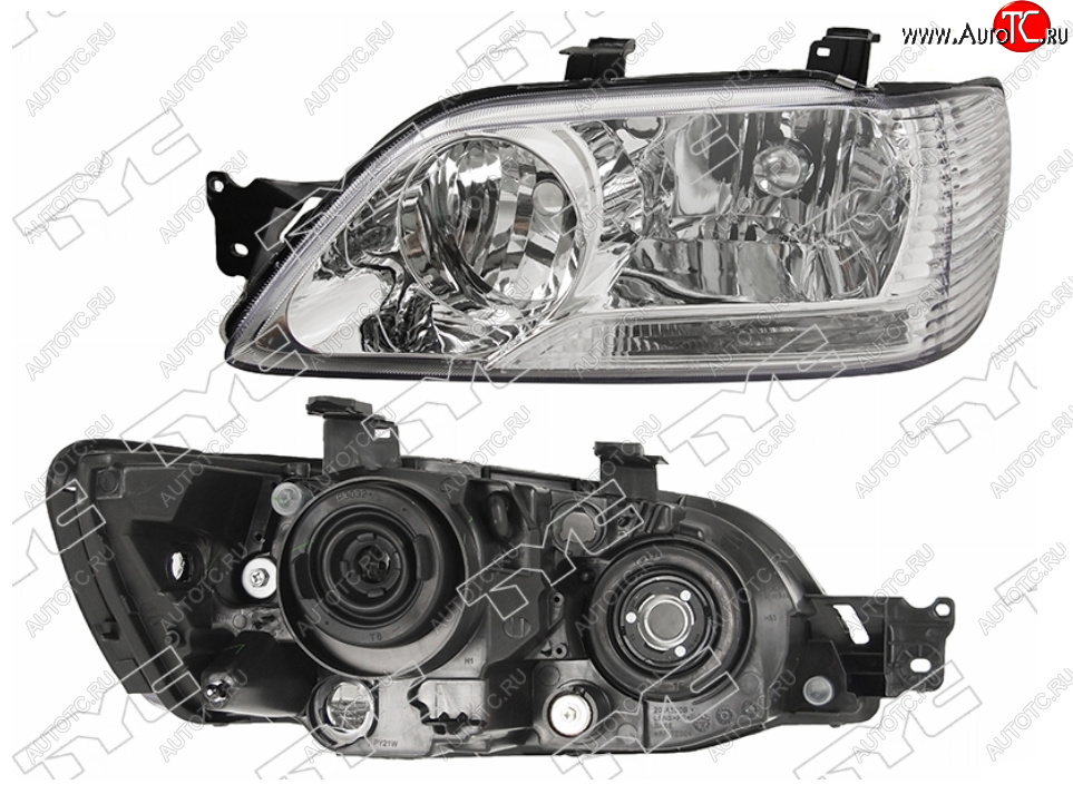 9 499 р. Левая фара (под 2 лампочки) TYC Mitsubishi Lancer Cedia 9 CS универсал (2000-2003)  с доставкой в г. Йошкар-Ола