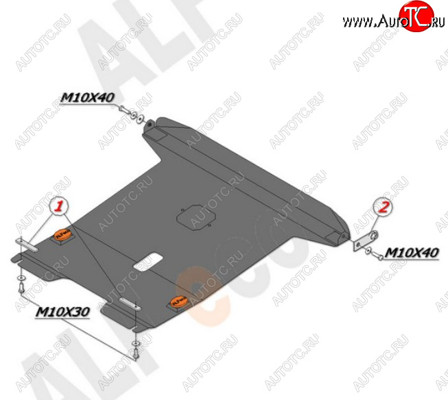 21 999 р. Защита картера двигателя и КПП Alfeco  Chevrolet Rezzo (2000-2008) (Алюминий 4 мм)  с доставкой в г. Йошкар-Ола