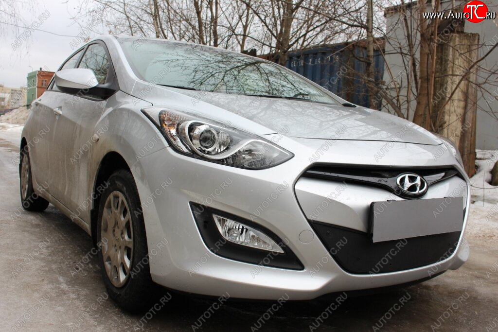 3 179 р.           Защита радиатора Hyundai i30 2013-2015 black  Hyundai I30  2 GD (2011-2015) дорестайлинг универсал, дорестайлинг, хэтчбэк 5 дв. (черная)  с доставкой в г. Йошкар-Ола