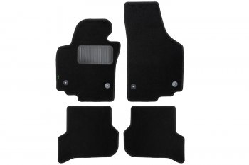 Комплект ковриков в салон (АКПП, чёрные, текстиль) Klever Standard Seat Altea Freetrack (2008-2025)