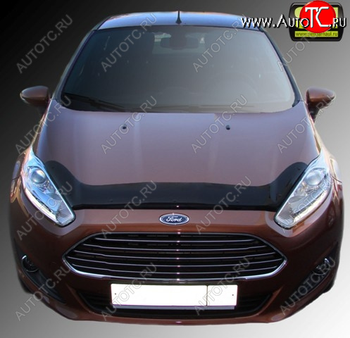 4 599 р. Дефлектор капота SIM Ford Fiesta 6 хэтчбэк 3 дв. рестайлинг (2012-2019)  с доставкой в г. Йошкар-Ола