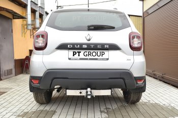 18 399 р. Фаркоп (с нержавеющей накладкой) Petroil Tuning Renault Duster HM рестайлинг (2021-2024) (Без заглушки )  с доставкой в г. Йошкар-Ола. Увеличить фотографию 6