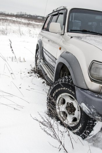 50 999 р. Защита порогов с подножкой РИФ Toyota Land Cruiser J105 (1998-2007)  с доставкой в г. Йошкар-Ола. Увеличить фотографию 3