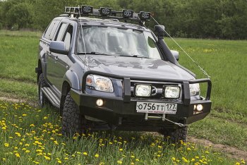 61 999 р. Бампер силовой передний РИФ Ford Ranger рестайлинг (2003-2007) (с доп. фарами и защитной дугой)  с доставкой в г. Йошкар-Ола. Увеличить фотографию 4