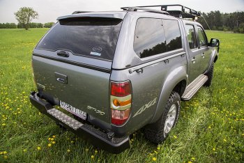 33 999 р. Бампер задний силовой РИФ Ford Ranger (2006-2009) (С квадратом под фаркоп)  с доставкой в г. Йошкар-Ола. Увеличить фотографию 2