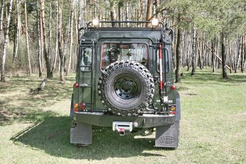 29 999 р. Бампер задний силовой РИФ  Land Rover Defender 110  1 L316 - Defender 90  1 L316 (Под лебёдку)  с доставкой в г. Йошкар-Ола. Увеличить фотографию 2