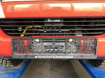 24 999 р. Площадка под лебёдку РИФ (в штатный бампер)  Toyota Fortuner  AN160 (2015-2025) дорестайлинг, рестайлинг  с доставкой в г. Йошкар-Ола. Увеличить фотографию 4