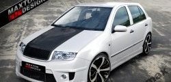 28 999 р. Передний бампер Maxton  Skoda Fabia  Mk1 (2004-2008) седан рестайлинг, хэтчбек рестайлинг  с доставкой в г. Йошкар-Ола. Увеличить фотографию 1