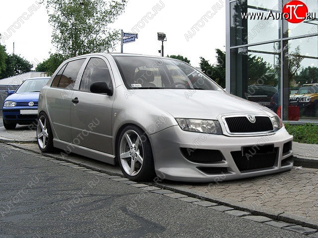 25 699 р. Передний бампер Weber Sport Skoda Fabia Mk1 седан рестайлинг (2004-2008)  с доставкой в г. Йошкар-Ола